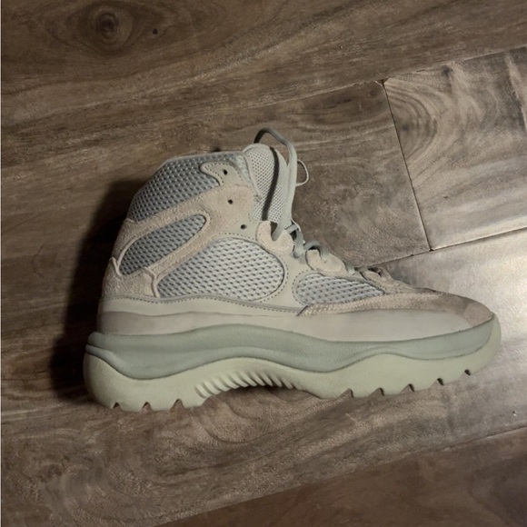 Light Gray High-Top Sneakers